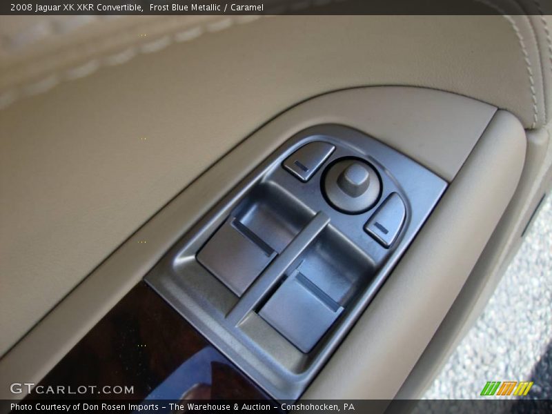 Frost Blue Metallic / Caramel 2008 Jaguar XK XKR Convertible