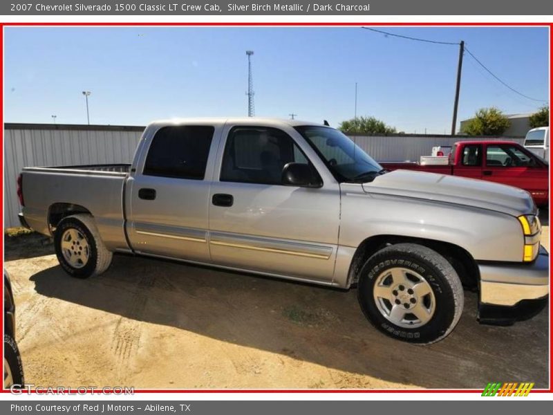Silver Birch Metallic / Dark Charcoal 2007 Chevrolet Silverado 1500 Classic LT Crew Cab