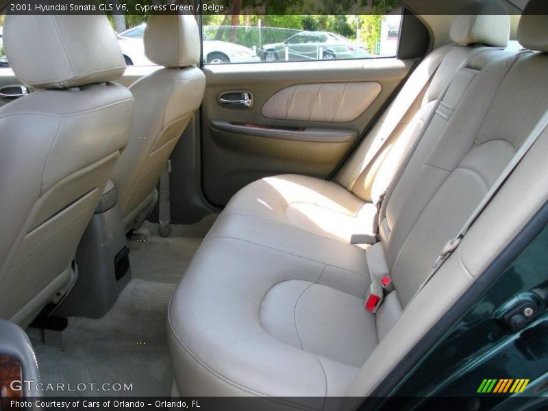 Cypress Green / Beige 2001 Hyundai Sonata GLS V6