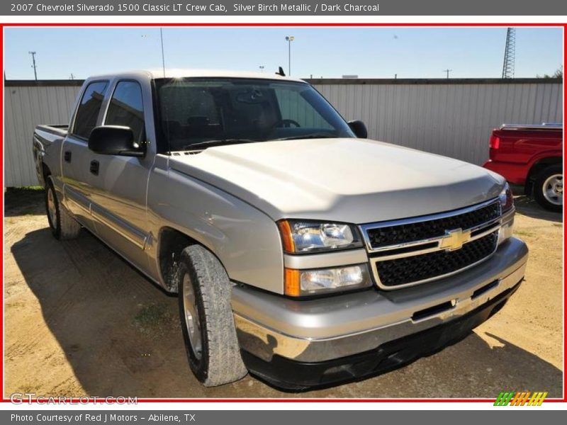 Silver Birch Metallic / Dark Charcoal 2007 Chevrolet Silverado 1500 Classic LT Crew Cab