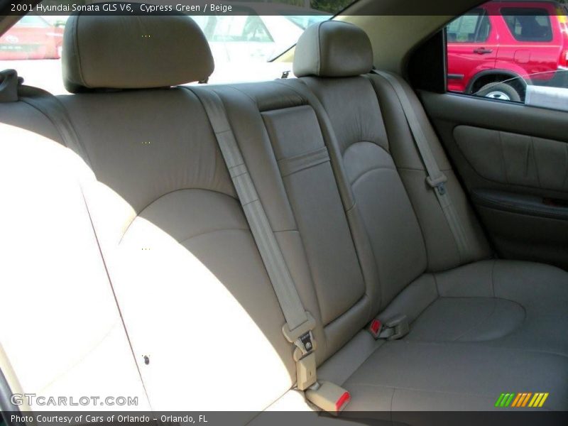 Cypress Green / Beige 2001 Hyundai Sonata GLS V6
