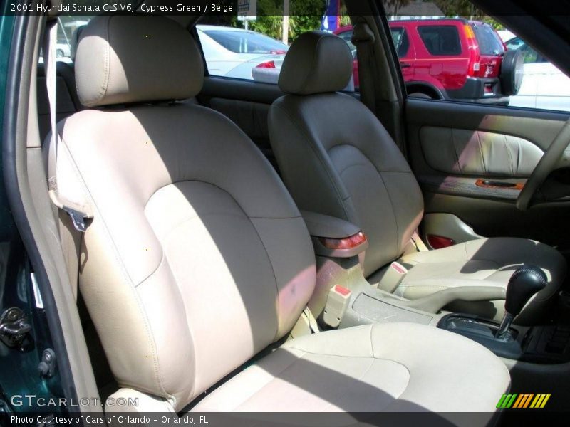 Cypress Green / Beige 2001 Hyundai Sonata GLS V6