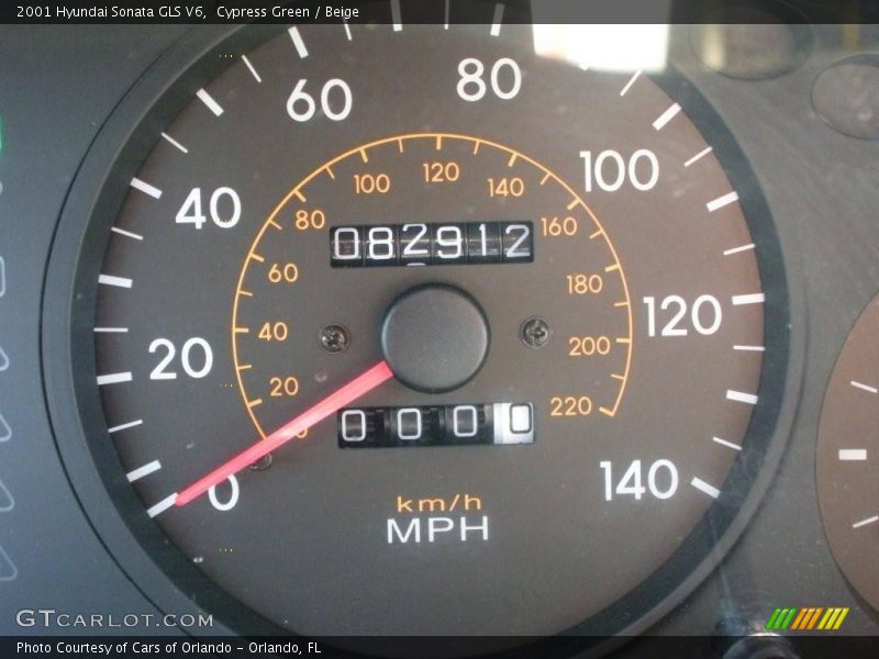 Cypress Green / Beige 2001 Hyundai Sonata GLS V6
