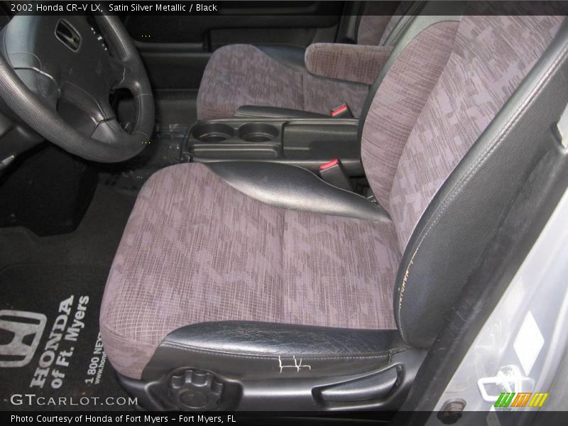 Satin Silver Metallic / Black 2002 Honda CR-V LX