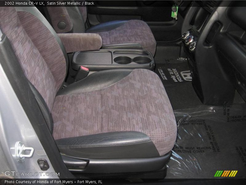 Satin Silver Metallic / Black 2002 Honda CR-V LX