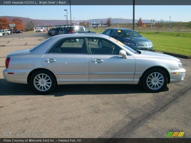 Bright Silver / Black 2005 Hyundai XG350 L