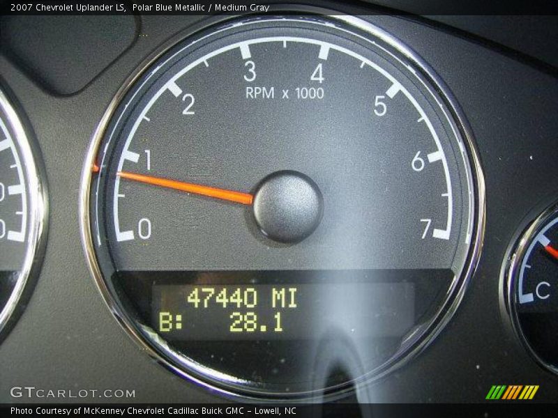 Polar Blue Metallic / Medium Gray 2007 Chevrolet Uplander LS