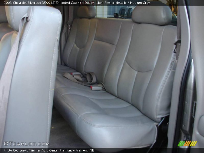 Light Pewter Metallic / Medium Gray 2003 Chevrolet Silverado 3500 LT Extended Cab 4x4 Dually