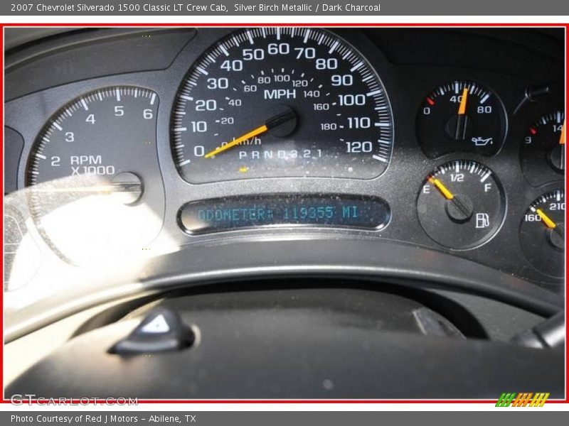 Silver Birch Metallic / Dark Charcoal 2007 Chevrolet Silverado 1500 Classic LT Crew Cab