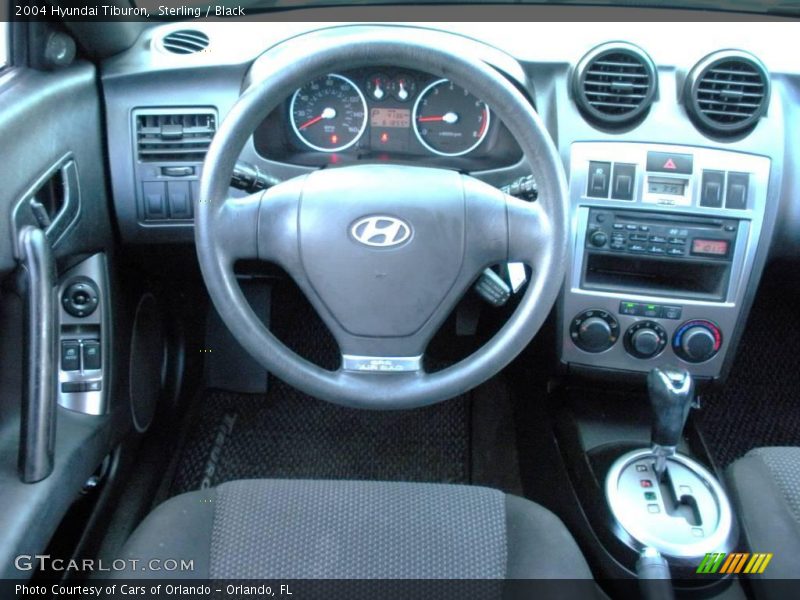 Sterling / Black 2004 Hyundai Tiburon