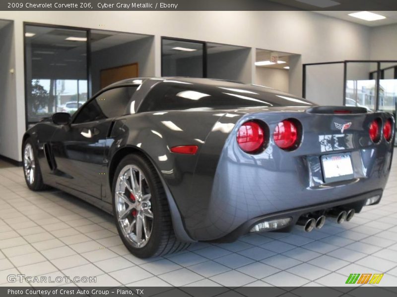 Cyber Gray Metallic / Ebony 2009 Chevrolet Corvette Z06