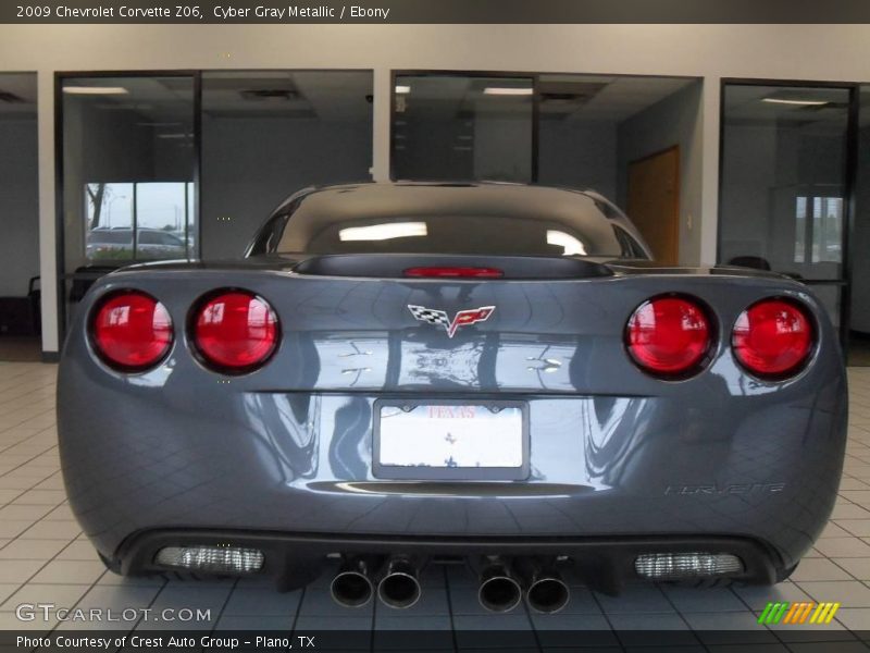 Cyber Gray Metallic / Ebony 2009 Chevrolet Corvette Z06
