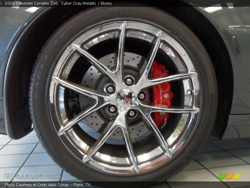 Cyber Gray Metallic / Ebony 2009 Chevrolet Corvette Z06