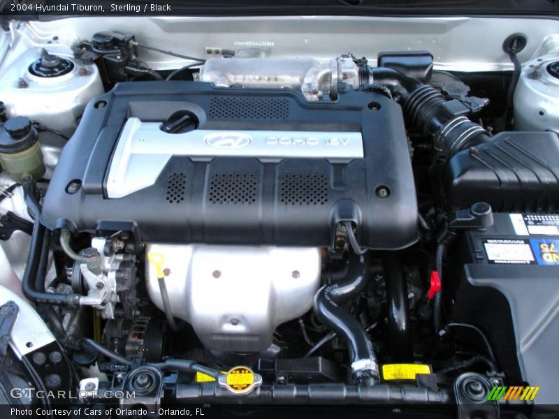 Sterling / Black 2004 Hyundai Tiburon