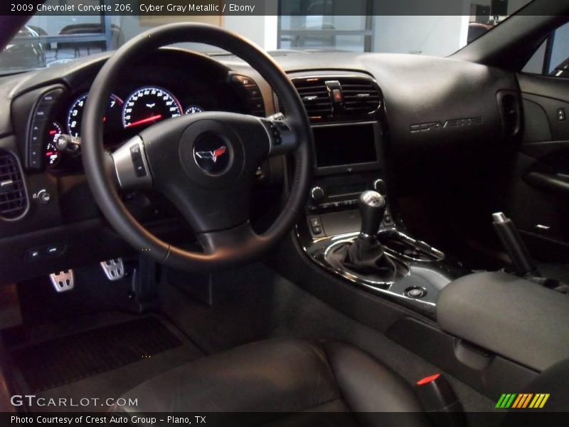 Cyber Gray Metallic / Ebony 2009 Chevrolet Corvette Z06