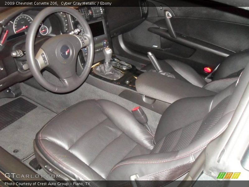 Cyber Gray Metallic / Ebony 2009 Chevrolet Corvette Z06