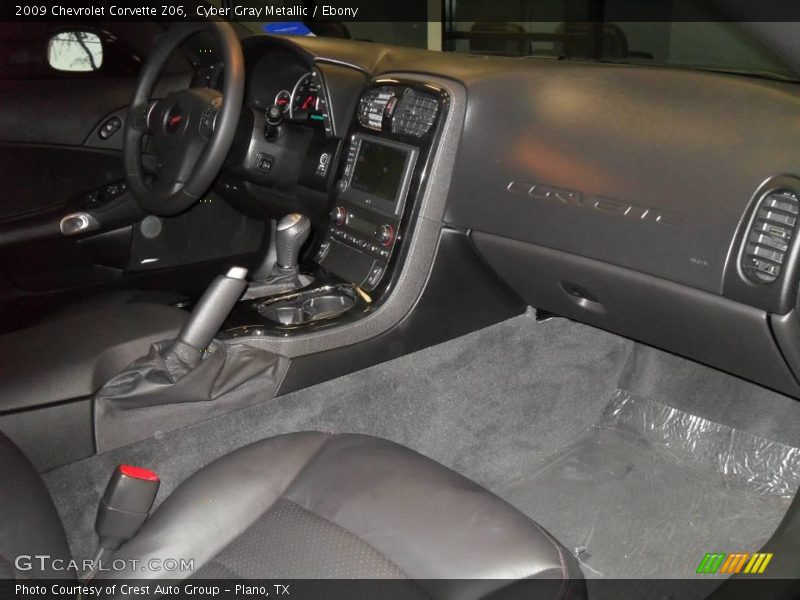 Cyber Gray Metallic / Ebony 2009 Chevrolet Corvette Z06