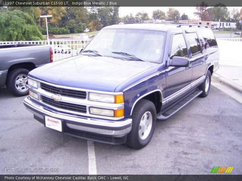 Indigo Blue Metallic / Blue 1997 Chevrolet Suburban C1500 LT