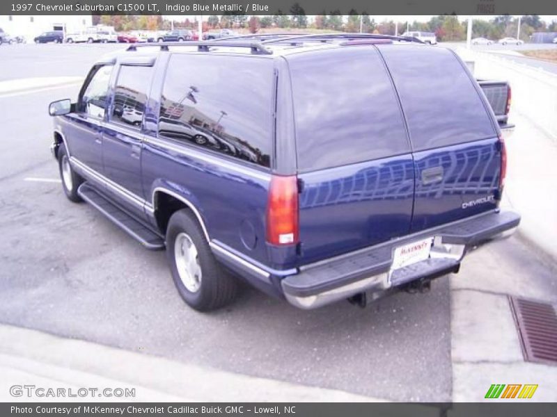 Indigo Blue Metallic / Blue 1997 Chevrolet Suburban C1500 LT