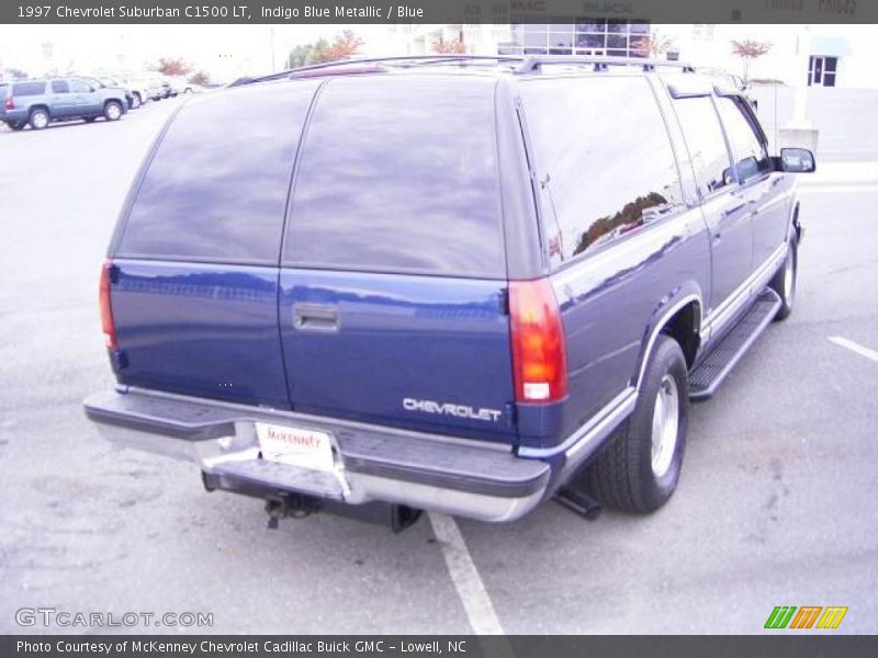 Indigo Blue Metallic / Blue 1997 Chevrolet Suburban C1500 LT