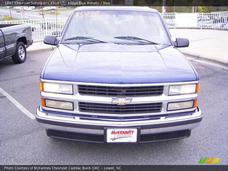 Indigo Blue Metallic / Blue 1997 Chevrolet Suburban C1500 LT
