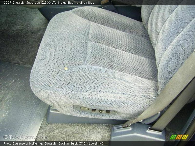 Indigo Blue Metallic / Blue 1997 Chevrolet Suburban C1500 LT