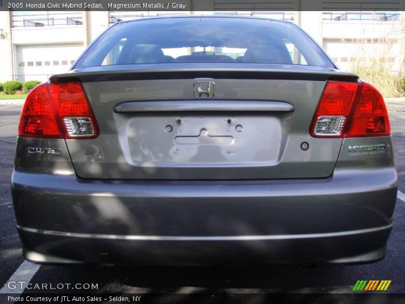Magnesium Metallic / Gray 2005 Honda Civic Hybrid Sedan