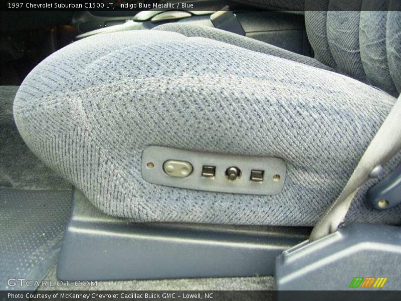 Indigo Blue Metallic / Blue 1997 Chevrolet Suburban C1500 LT