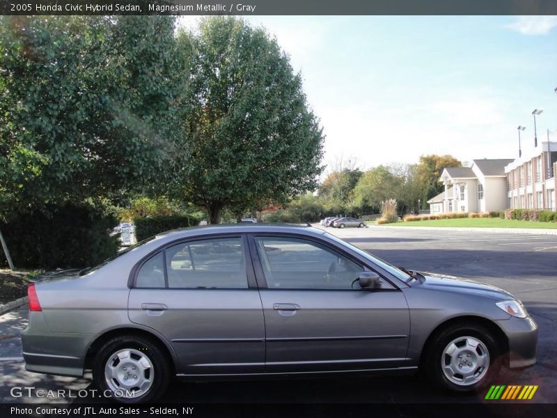 Magnesium Metallic / Gray 2005 Honda Civic Hybrid Sedan
