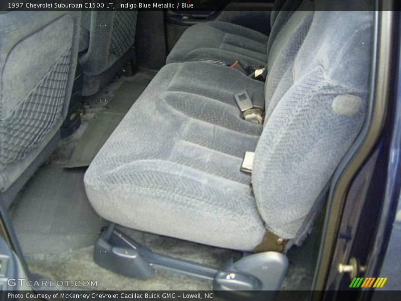 Indigo Blue Metallic / Blue 1997 Chevrolet Suburban C1500 LT