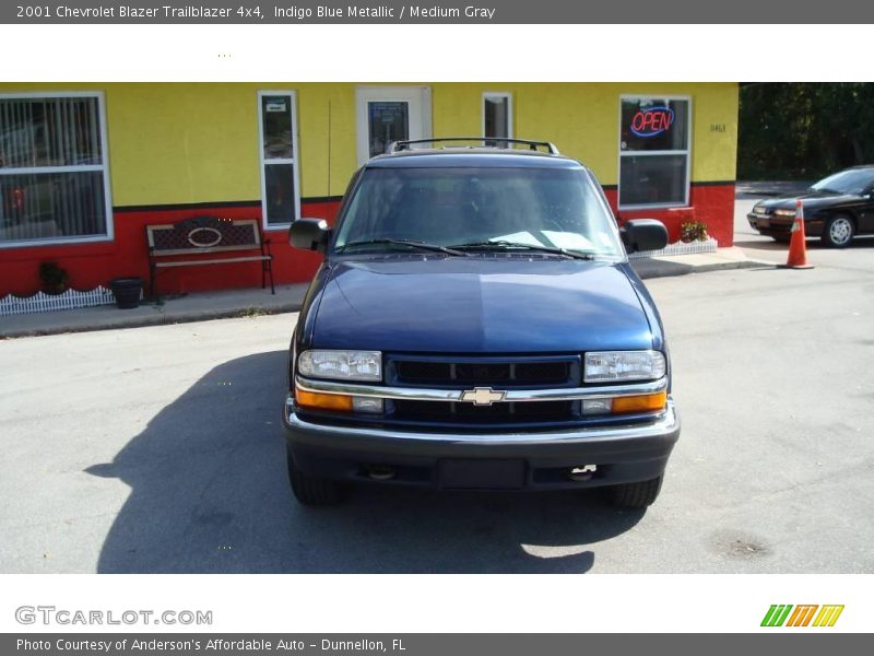 Indigo Blue Metallic / Medium Gray 2001 Chevrolet Blazer Trailblazer 4x4