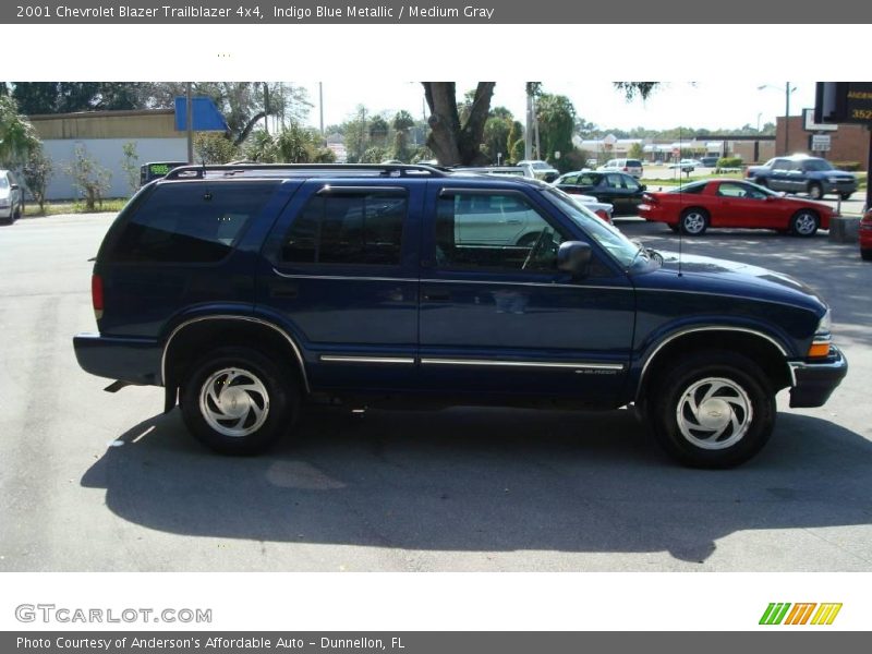 Indigo Blue Metallic / Medium Gray 2001 Chevrolet Blazer Trailblazer 4x4