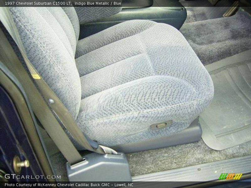 Indigo Blue Metallic / Blue 1997 Chevrolet Suburban C1500 LT