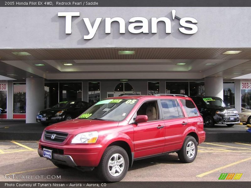 Redrock Pearl / Saddle 2005 Honda Pilot EX 4WD