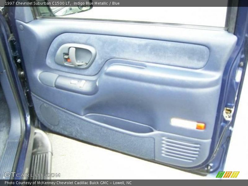 Indigo Blue Metallic / Blue 1997 Chevrolet Suburban C1500 LT