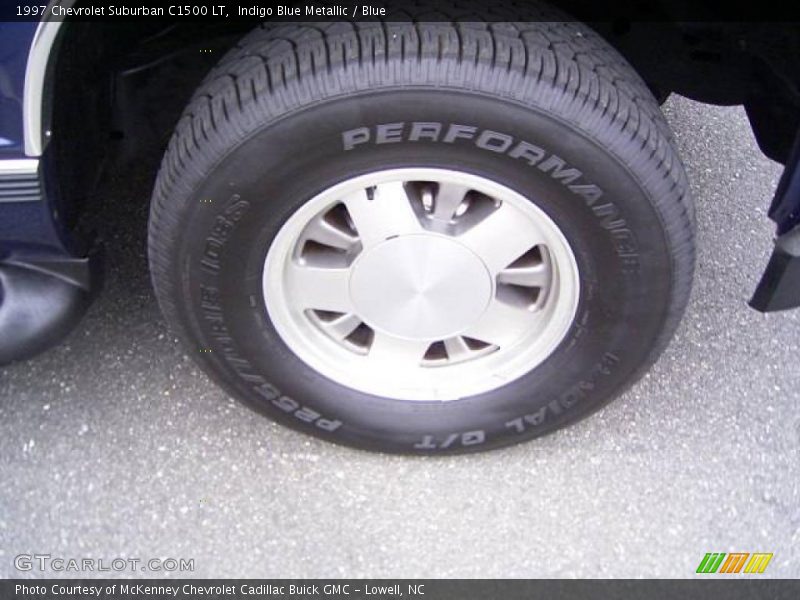 Indigo Blue Metallic / Blue 1997 Chevrolet Suburban C1500 LT