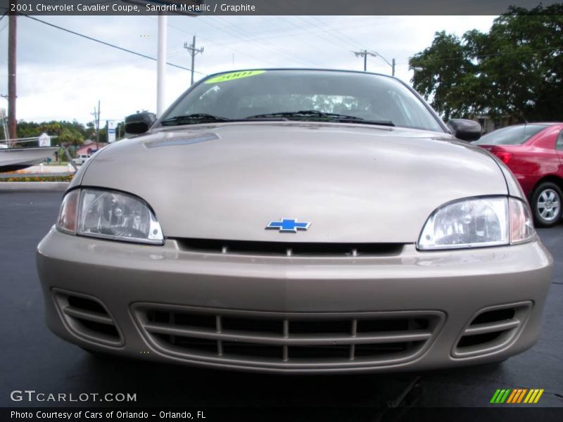 Sandrift Metallic / Graphite 2001 Chevrolet Cavalier Coupe