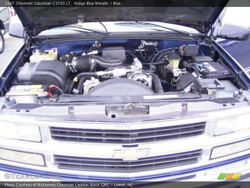 Indigo Blue Metallic / Blue 1997 Chevrolet Suburban C1500 LT