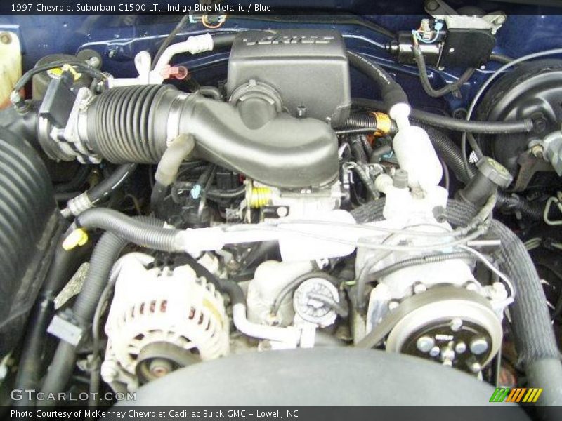 Indigo Blue Metallic / Blue 1997 Chevrolet Suburban C1500 LT