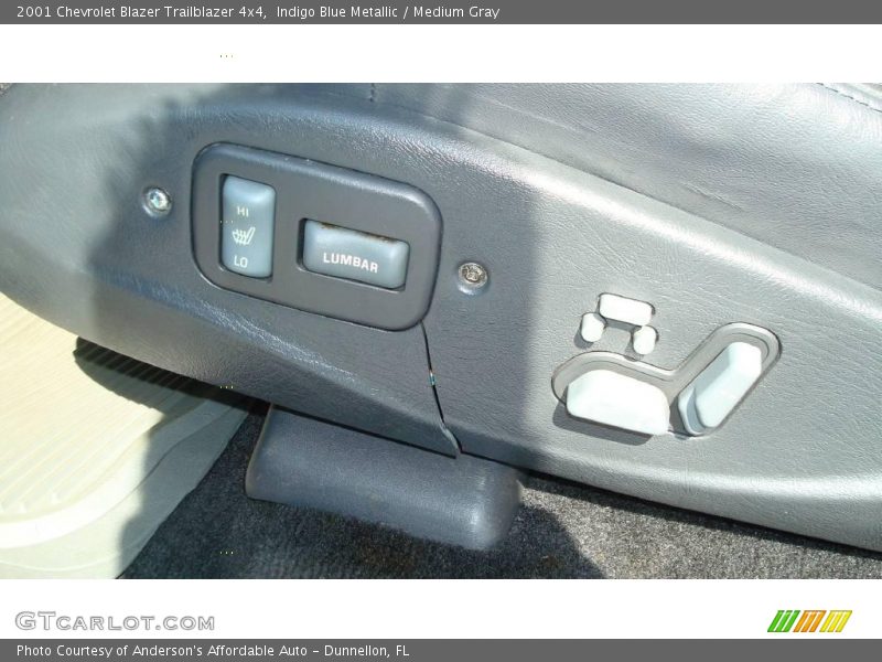 Indigo Blue Metallic / Medium Gray 2001 Chevrolet Blazer Trailblazer 4x4