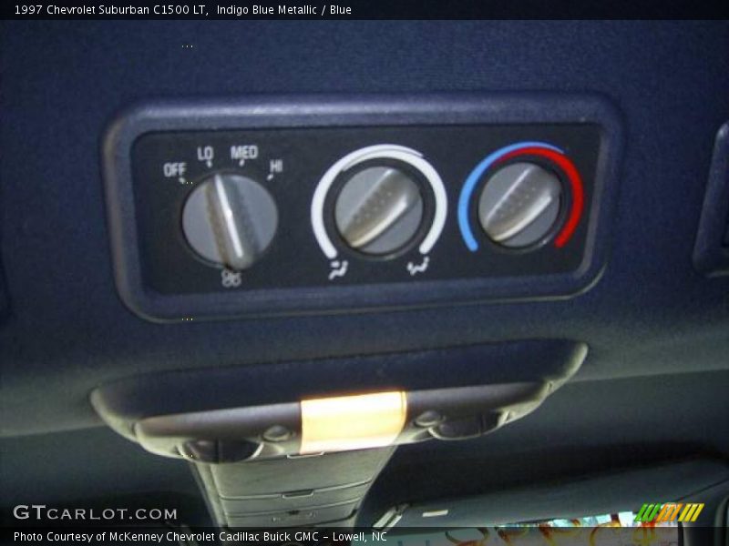 Indigo Blue Metallic / Blue 1997 Chevrolet Suburban C1500 LT
