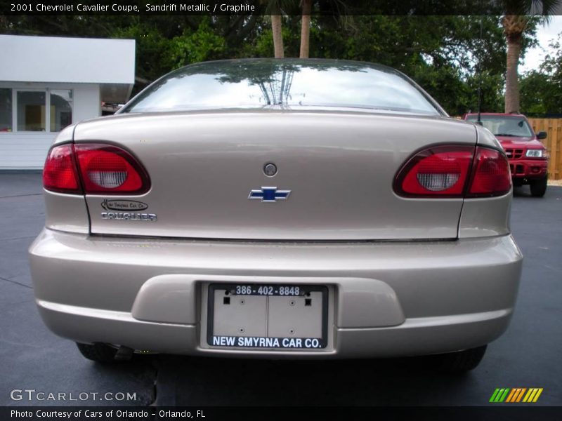 Sandrift Metallic / Graphite 2001 Chevrolet Cavalier Coupe