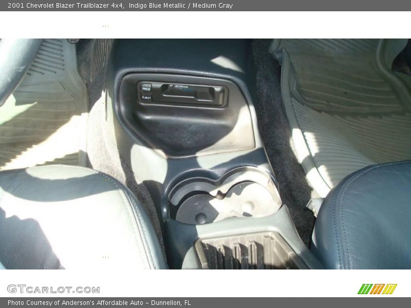 Indigo Blue Metallic / Medium Gray 2001 Chevrolet Blazer Trailblazer 4x4