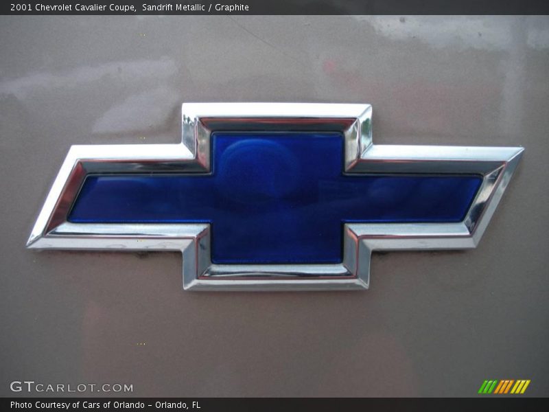 Sandrift Metallic / Graphite 2001 Chevrolet Cavalier Coupe