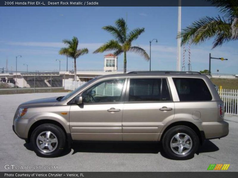Desert Rock Metallic / Saddle 2006 Honda Pilot EX-L