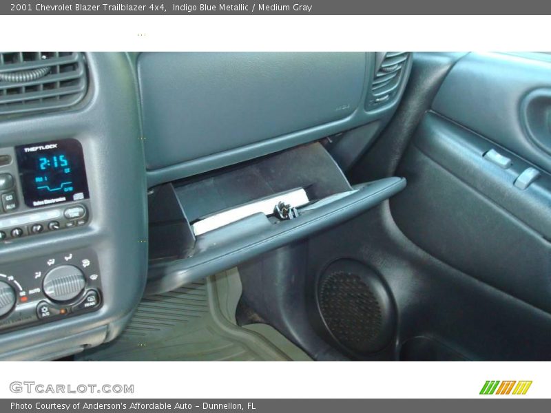 Indigo Blue Metallic / Medium Gray 2001 Chevrolet Blazer Trailblazer 4x4