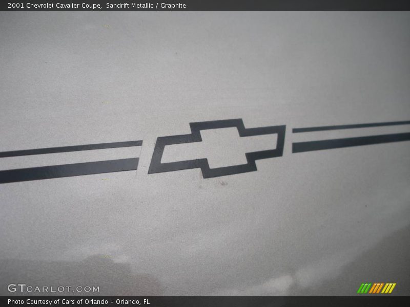 Sandrift Metallic / Graphite 2001 Chevrolet Cavalier Coupe