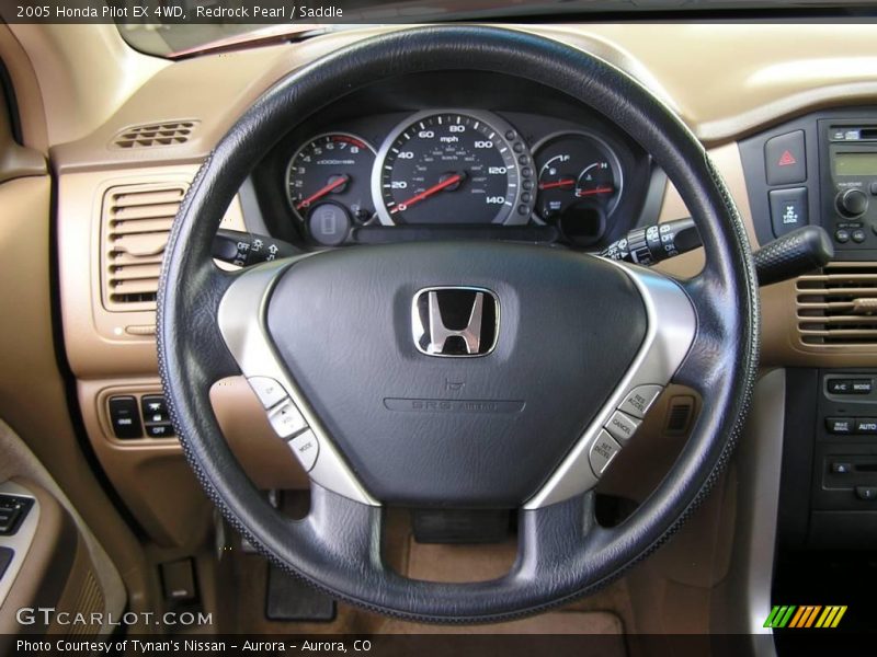 Redrock Pearl / Saddle 2005 Honda Pilot EX 4WD