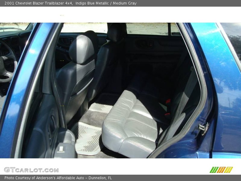 Indigo Blue Metallic / Medium Gray 2001 Chevrolet Blazer Trailblazer 4x4