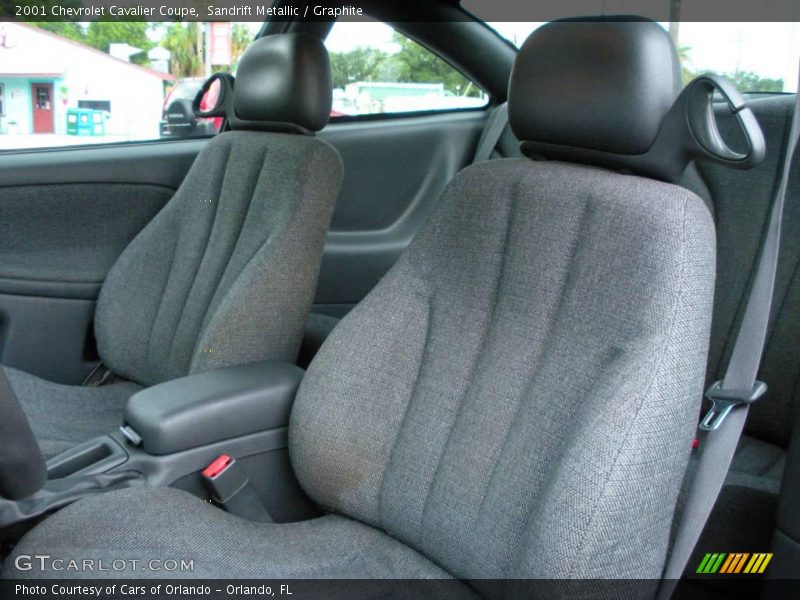 Sandrift Metallic / Graphite 2001 Chevrolet Cavalier Coupe